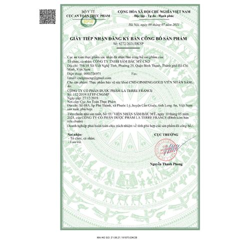 CND Ginseng Gold – Viên nhân sâm Tăng cường sức khỏe, đề kháng, giảm mệt mỏi, Hộp 60 viên, Việt Nam