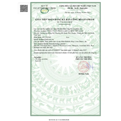 Holistic Way Liver Detox – Viên uống hỗ trợ chức năng gan, lọ 90 viên