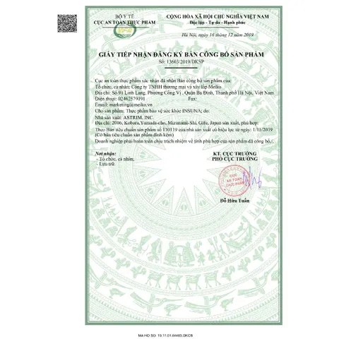 INSUNA 120 viên - Viên uống Hỗ Trợ Ổn Định Đường Huyết Nhật Bản