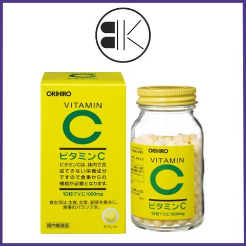 Viên uống Vitamin C Orihiro 300 viên - Tăng cường sức đề kháng, miễn dịch
