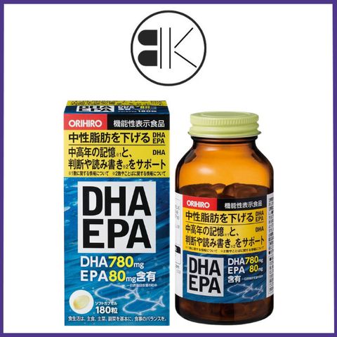 Viên uống bổ não DHA EPA Orihiro 180 viên