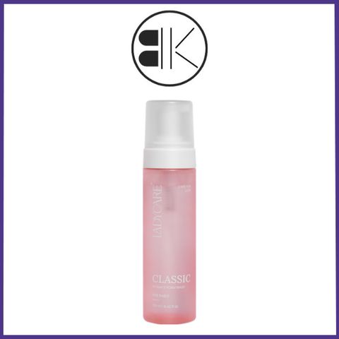 Ladycare Classic – Bọt vệ sinh dịu nhẹ giúp làm sạch, dưỡng ẩm và cân bằng pH tự nhiên, chai 90ml/ 190ml