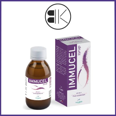 IMMUCEL - Siro Tăng Cường Hệ Miễn Dịch cho Trẻ Em Hàng chuẩn Italy, Chai 120ml
