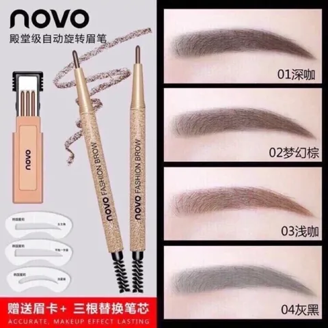 SET BỘ 4 CHÌ MÀY 2 ĐẦU+ 3 KHUÔN KẺ MÀY 787885