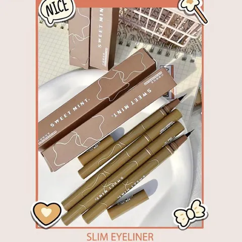 HOT Bút Kẻ Mắt Dạng Lỏng Sweetmint Mảnh Mượt Lâu Trôi không thấm nước Không Lem Màu 787920