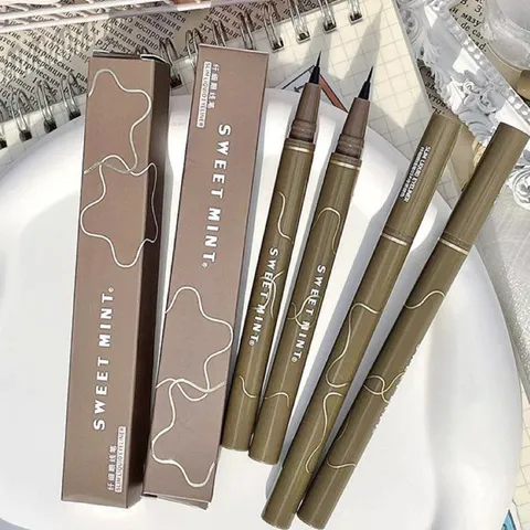 HOT Bút Kẻ Mắt Dạng Lỏng Sweetmint Mảnh Mượt Lâu Trôi không thấm nước Không Lem Màu 787920