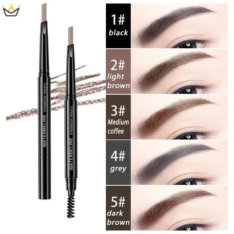 HOT Bút kẻ chân mày  5 sắc màu tùy chọn lựa xây đắp hai đầu chống giột nước lâu trôi 30g 788002