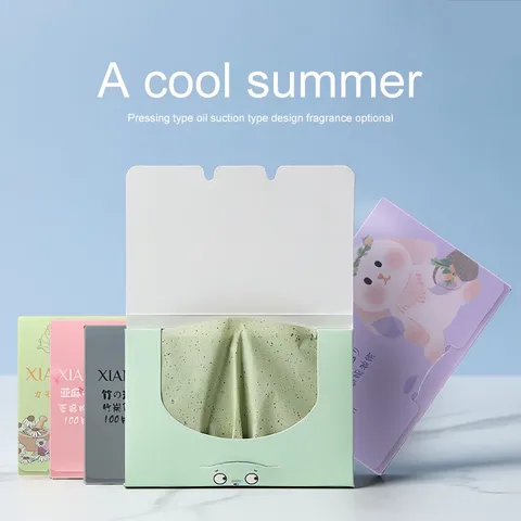 HOT Gói 100] Giấy ngấm dầu dọn dẹp vệ sinh Dầu Nhờn Thừa Trên Da Mặt 788068