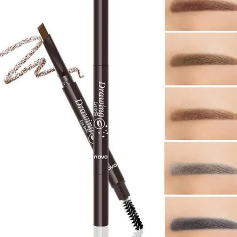 HOT Chì Kẻ Mày Drawing Color Geometry Eyebrow hai đầu chống hút nước 788073