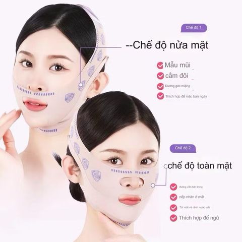 Mặt nạ giảm béo nâng cấp Mặt nạ làm mờ nếp nhăn Nâng cơ mặt Giảm đôi cằm Đai mỏng 3D 788126