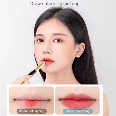 HOT Cọ make up Tô son make up môi Đầu Tròn Không Nhòe Mini Tiện Dụng 788144