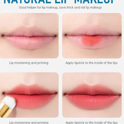 HOT Cọ make up Tô son make up môi Đầu Tròn Không Nhòe Mini Tiện Dụng 788144