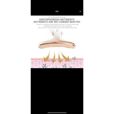Máy Massage nâng cơ mặt, Máy đẩy tinh chất tăng sinh collagen, thon gọn mặt, Xóa mờ nếp nhăn, trẻ hóa làn da hiệu quả. 788151