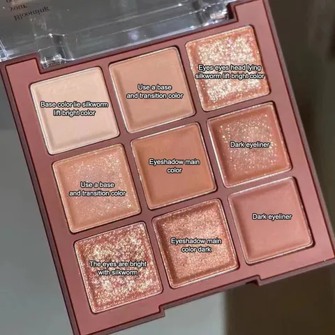 Phấn mắt 9 ô lung linh lấp lánh makeup cho đôi mắt nhẹ nhàng nữ tính 788160