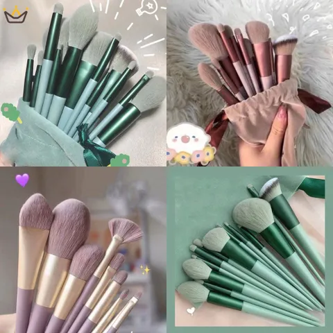 HOT Bộ cọ make up 13 món, cọ make up trong nước trung màu hồng makeup tư nhân chuyên nghiệp 788212