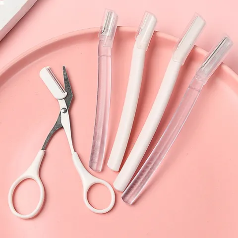 HOT Dao cạo chân mày màu trong trắng suốt tin cậy dành riêng cho những người chưa quen bắt đầu 788216