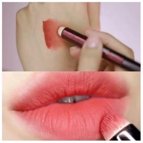 Cọ Môi Đầu Tròn Blogger Khuyên Dùng Cọ Đánh Son Môi Đầu Tròn Cọ Che Khuyết Điểm Cọ Trang Điểm Môi Cầm Tay 788239