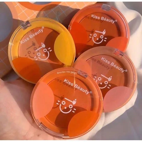 Má hồng Two-tone mèo Kiss Beauty siêu dễ thương 788283