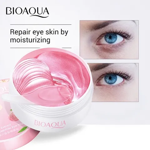 Hộp 60 miếng Mask mắt bioaqua có công dụng cấp ẩm, thư giãn mắt 788324