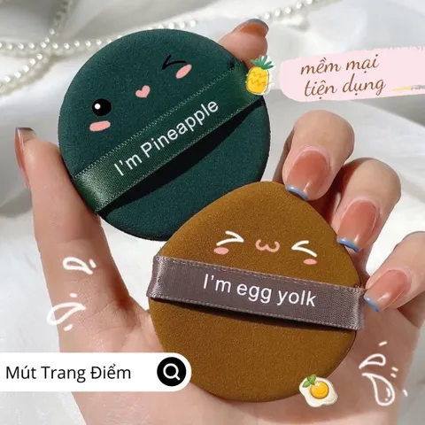 HOT 1 Mút Tròn kem nền BB dạng Air Cushion make up bất ngờ rất có thể xử dụng ướt và khô 788339