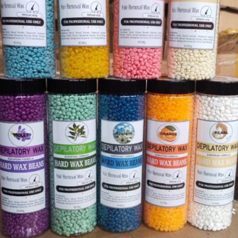 (Hủ lớn 400g) Sáp wax lông hard beans tự nhiên an toàn lành tính cho da hottrend màu giao ngẫu nhiên