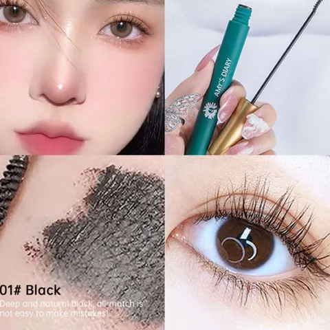 HOT Mascara chuốt mi mảnh tơi AMY's DIARY vỏ xanh vàng luxury 788401