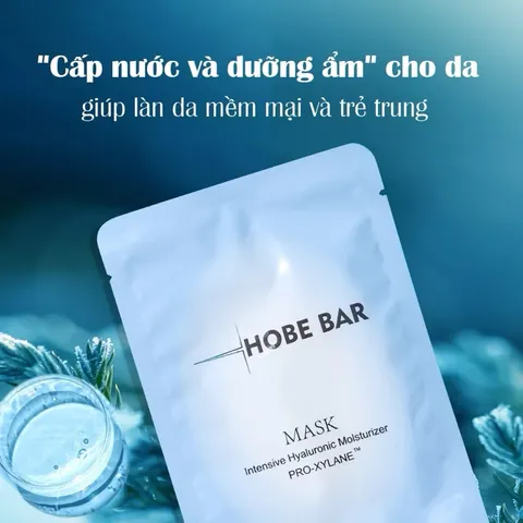 Hộp 5 Mặt nạ cấp ẩm HOBEBAR phục hồi da tổn thương, cấp ẩm chuyên sâu giúp da trắng sáng cho cả da khô và da dầu 788439