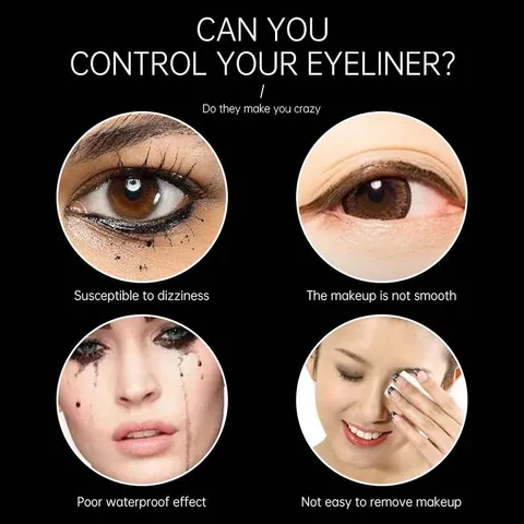 HOT Bút Kẻ Mắt Dạng Lỏng black color Nhanh Khô Chống giột nước Lâu Trôi make up Mượt Mà 788445
