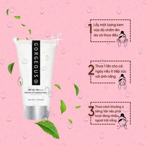 Kem chống nắng Goỏgeous SPF50 PA++  trắng da nâng tone 788458