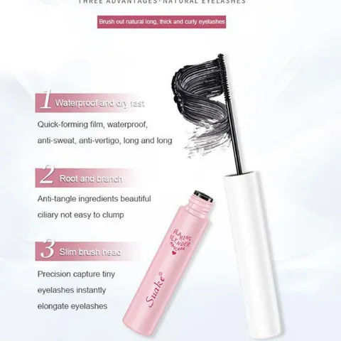 HOT Mascara chống hút những giọt mồ hôi / Mascara cọ nhỏ /không dễ nhòe chuốt mi oằn èo và dày 788472