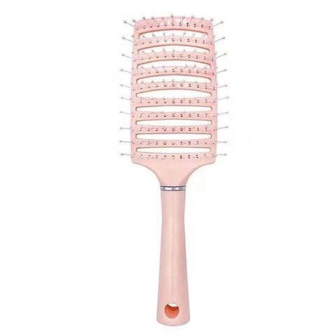 Lược bán nguyệt chải phồng, tạo kiểu tóc, lược chải đầu gỡ rối tóc chuyên dụng, chất liệu nhựa nhẹ, bền, an toàn