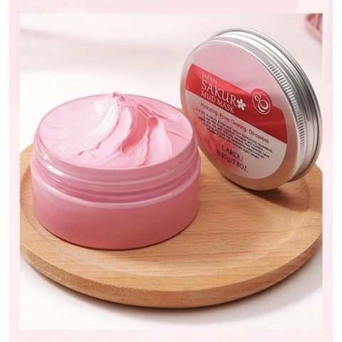 Mặt nạ bùn hoa đào laikou 80g làm sáng da ,se khít lỗ chân lông 788494