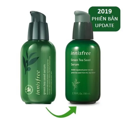 TINH CHẤT DƯỠNG TRÀ XANH INNISFREE GREEN TEA SEED SERUM 80ml tách set ko hộp giấy 788593