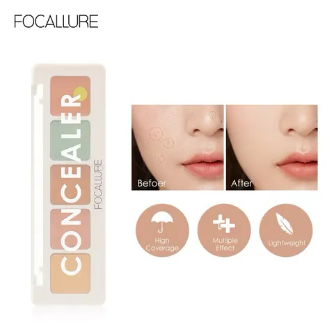 Bảng Kem Che Khuyết Điểm CONCEALER 5 Màu Độ Che Phủ Cao, Chống Nước Lâu Trôi 788596