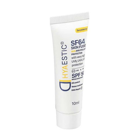 Kem Chống Nắng Hyaestic Skin Fusion SF64 Sun And Pollution Protector SPF50+ tuýp 10ml [hàng nhập khẩu]