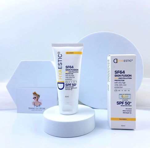 Kem Chống Nắng Hyaestic Skin Fusion SF64 Sun And Pollution Protector SPF50+ tuýp 10ml [hàng nhập khẩu]