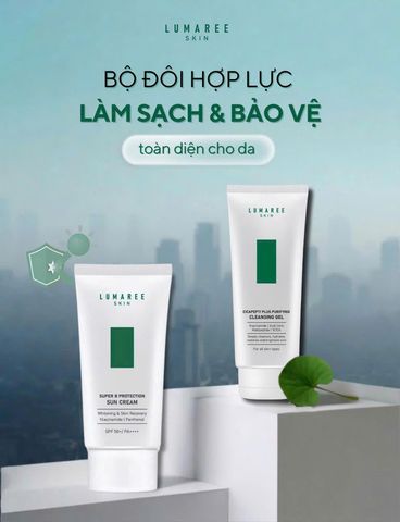 Kem Chống Nắng Vật Lý Lai Hóa Học Lumaree Super B Protection Sun Cream 50ml [hàng nhập khẩu]