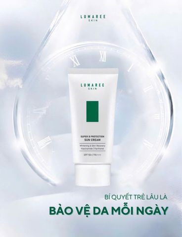 Kem Chống Nắng Vật Lý Lai Hóa Học Lumaree Super B Protection Sun Cream 50ml [hàng nhập khẩu]