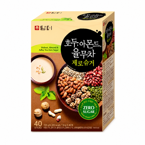Ngũ Cốc Damtuh Zero Sugar 5 Loại Hạt Hàn Quốc 40 Gói (720g)