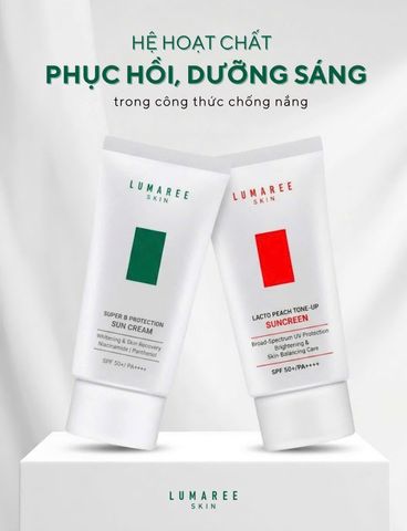Kem Chống Nắng Vật Lý Lai Hóa Học Lumaree Super B Protection Sun Cream 50ml [hàng nhập khẩu]