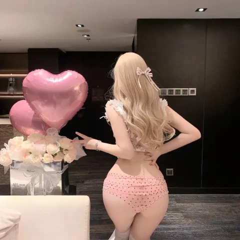 Quần Lót Lưng Thun Nhún Bèo Cạp Cao Quần Chip Nữ Ren Phối Hoa Nơ Sexy - T303 Hồng Tim