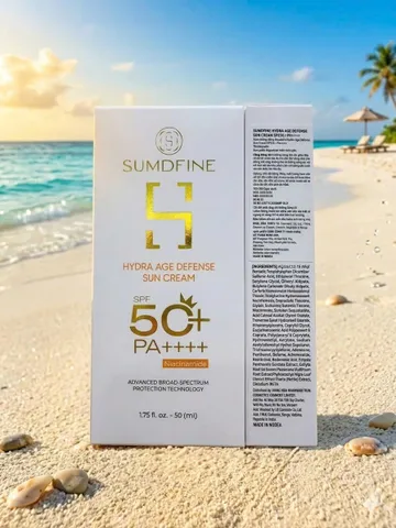 Kem Chống Nắng SUMDFINE SCREEN SPF50+ PA+++ - Bảo Vệ Da Tối Ưu, Dưỡng Ẩm Mượt Mà, Hợp Cho Mọi Loại Da - Hộp Tuýp 50g