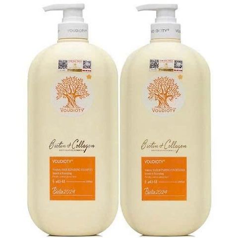Dầu Gội Xả Biotin Collagen Repair Siêu Mượt Phục Hồi Hỗ Trợ Mọc Tóc 1000ml + 1000ml [hàng nhập khẩu]
