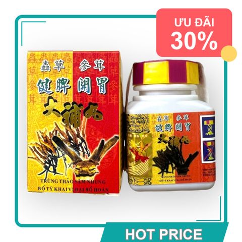 Hàng Chất Cao Cấp Dạng Viên tăng cân Trùng thảo sâm nhung Malaysia giúp ăn ngon miệng, ngủ ngon nhập khẩu Premium Chính Hãng Đẳng Cấp Phiên Bản Mới