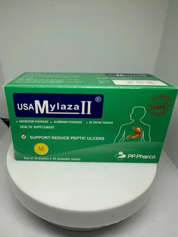 Viên nhai hỗ trợ tiêu hóa USA MYLAZA II hộp 100 viên