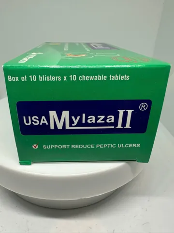 Viên nhai hỗ trợ tiêu hóa USA MYLAZA II hộp 100 viên