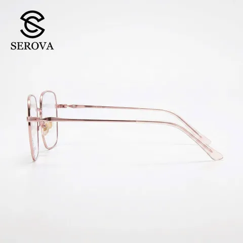 Kính mắt Titanium cao cấp hãng SEROVA SL549 - C15, gọng kính cận, chất liệu Titan siêu nhẹ