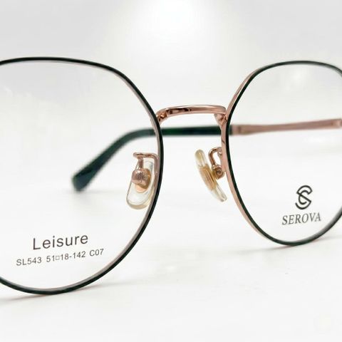 Kính mắt cao cấp chính hãng SEROVA SL543 - C07, gọng vàng 788768