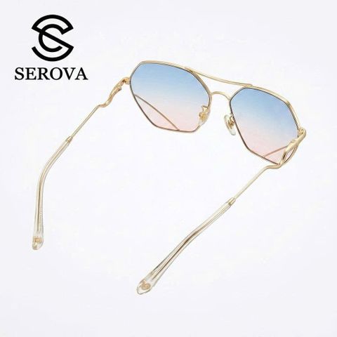 Kính râm cao cấp dành cho Nữ, chính hãng SEROVA SS9045, giọng mạ vàng 788772