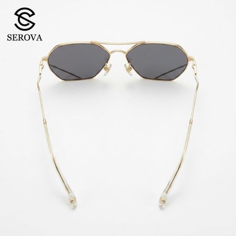 Kính râm cao cấp dành cho Nữ, chính hãng SEROVA SS9045, giọng mạ vàng 788772